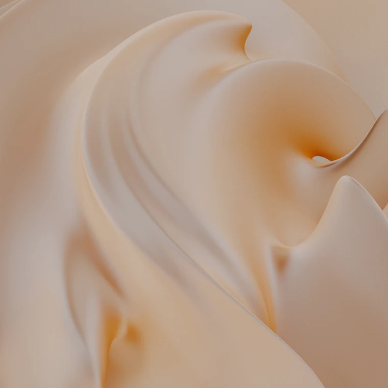 Texture di una crema cosmetica, vista da vicino